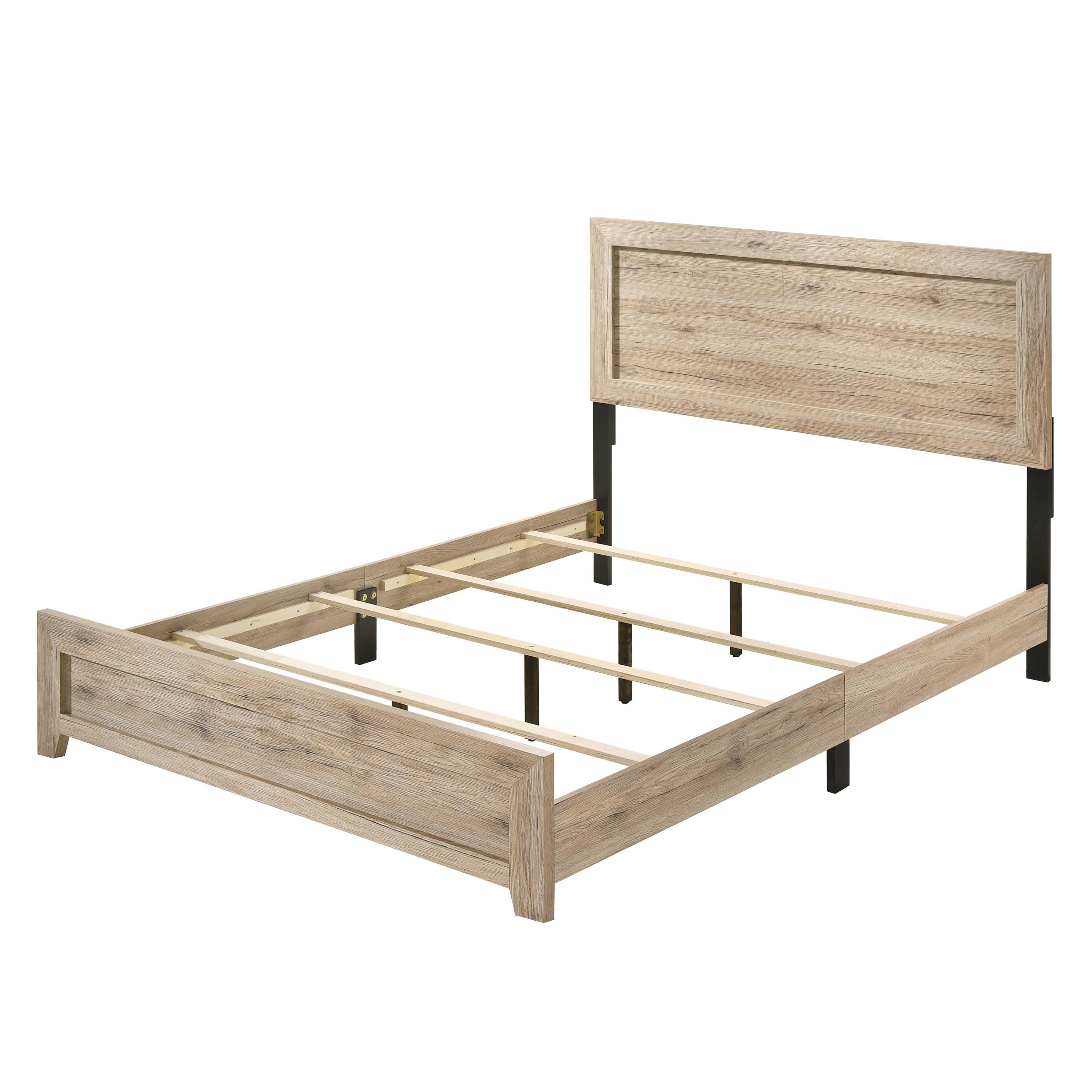 Miquell Natural Queen Bed