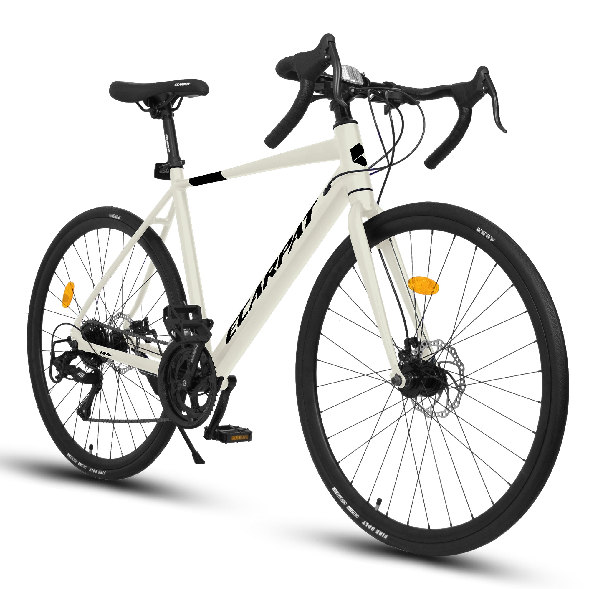 700C Lightweight Aluminum Road Bike | 16-Speed Disc Brake Racing Bicycle for High-Intensity Training & Daily Commute