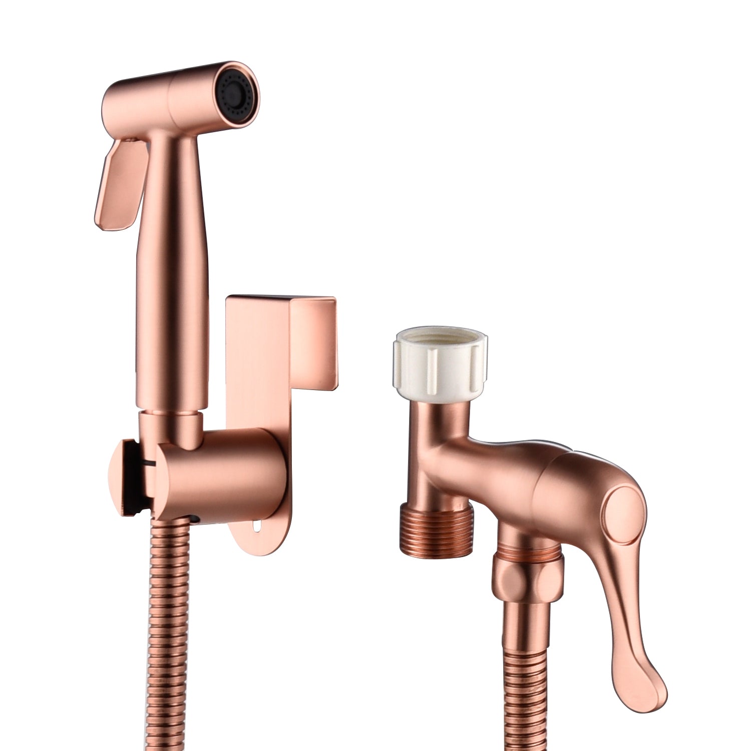 Bidet Sprayer for Toilet, Handheld Cloth Diaper Sprayer- Rose Gold