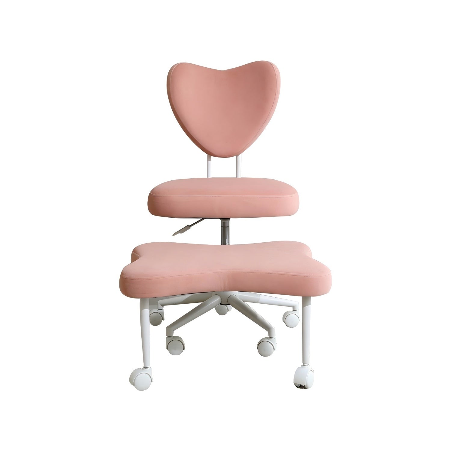 Pink Velvet Meditation & Yoga Chair – Multifunctional Ergonomic Seat with Lumbar Support & Adjustable Cushion